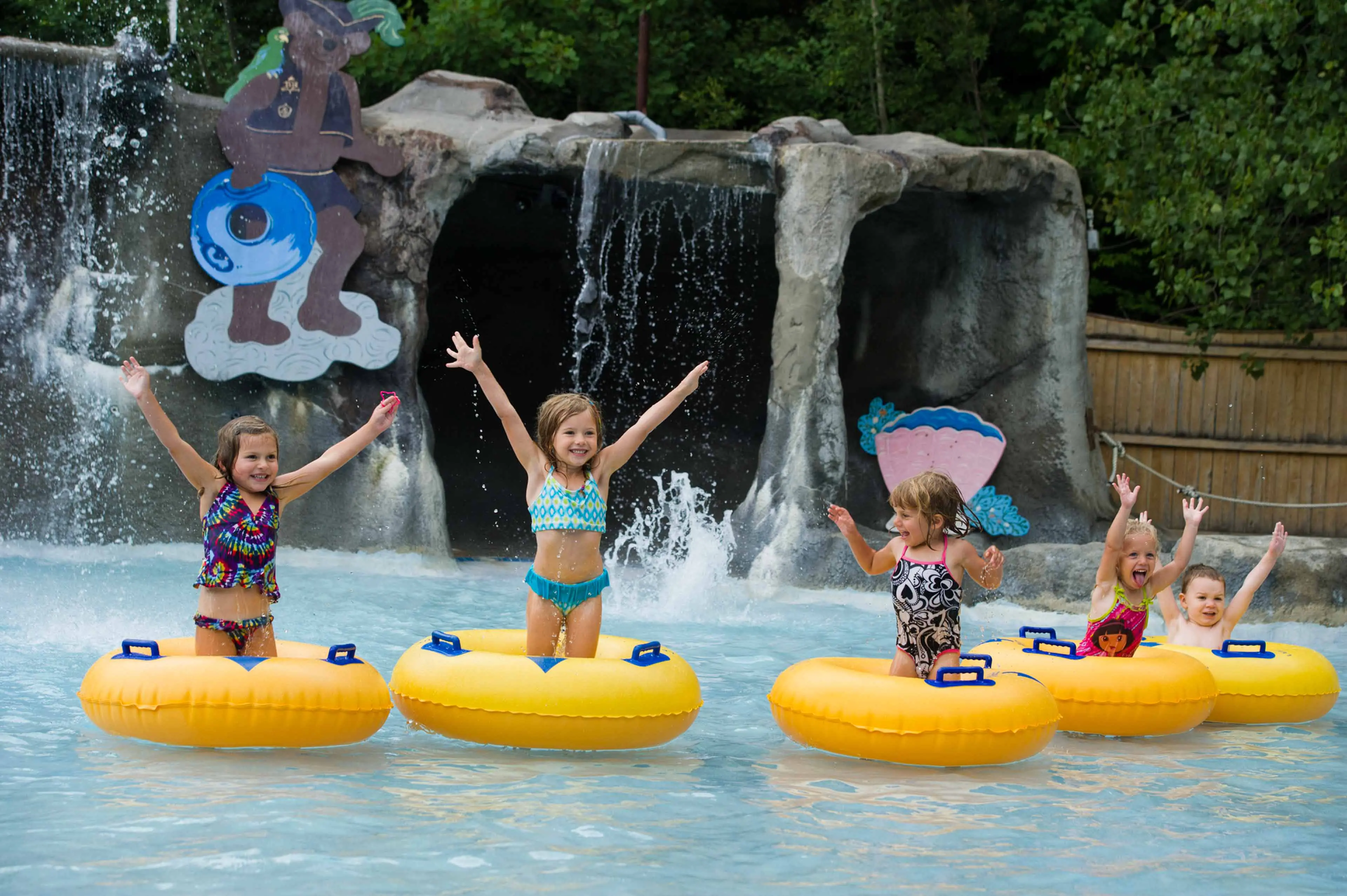 Water playground at Smuggs